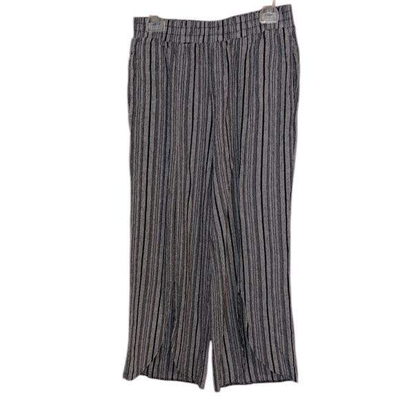 🌹ROYALTY FOR ME STRIPED SPLIT LEGS PANT - Picture 1 of 6